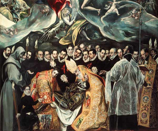 Burial of the Count of Org??z à El Greco (alias Dominikos Theotokopulos)