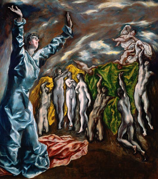 The Vision of Saint John à El Greco (alias Dominikos Theotokopulos)
