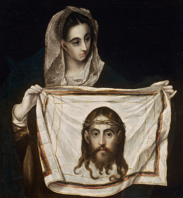Saint Veronica à El Greco (alias Dominikos Theotokopulos)