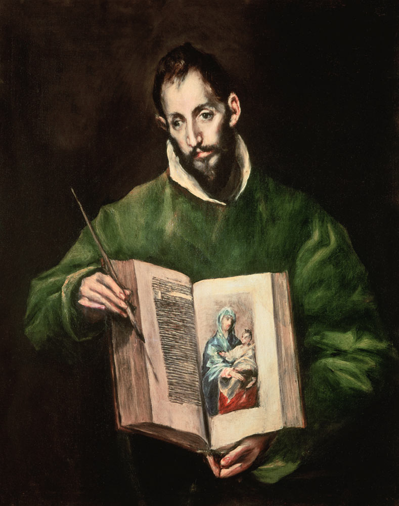 St. Luke à El Greco (alias Dominikos Theotokopulos)