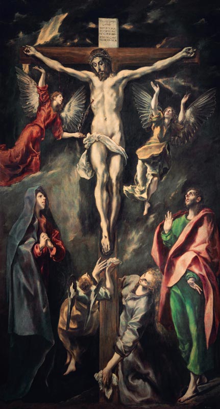 The Crucifixion à El Greco (alias Dominikos Theotokopulos)