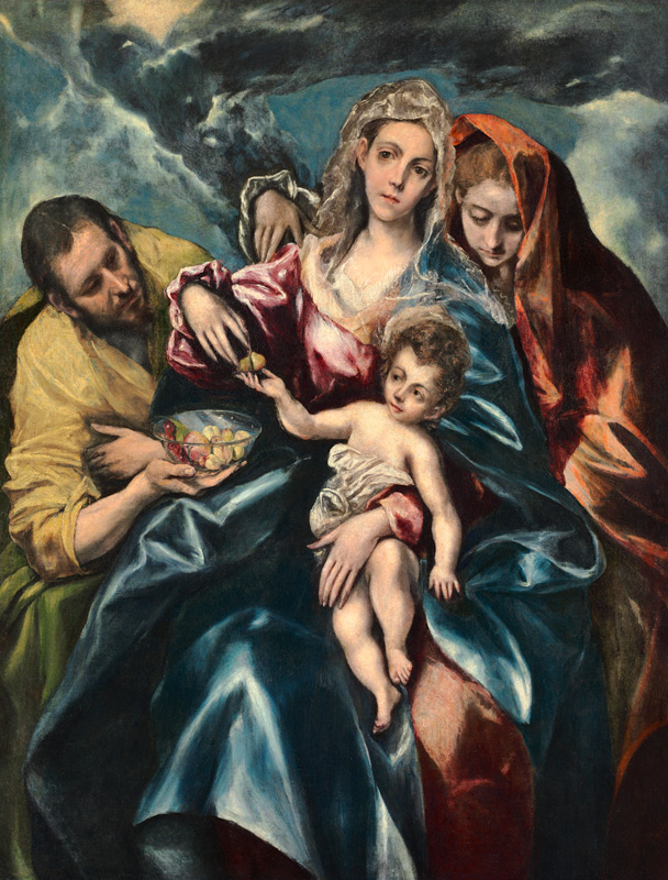 The Holy Family with Mary Magdalen à El Greco (alias Dominikos Theotokopulos)