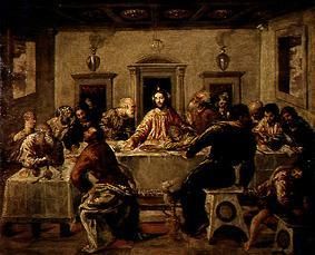La cène à El Greco (alias Dominikos Theotokopulos)