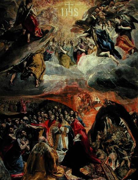 The Adoration of the Name of Jesus à El Greco (alias Dominikos Theotokopulos)