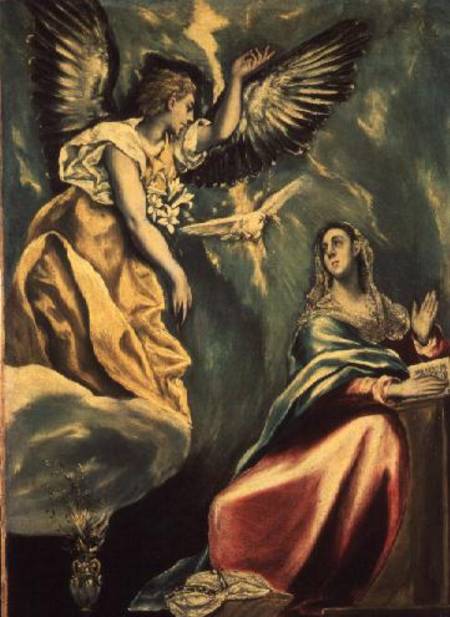 The Annunciation à El Greco (alias Dominikos Theotokopulos)