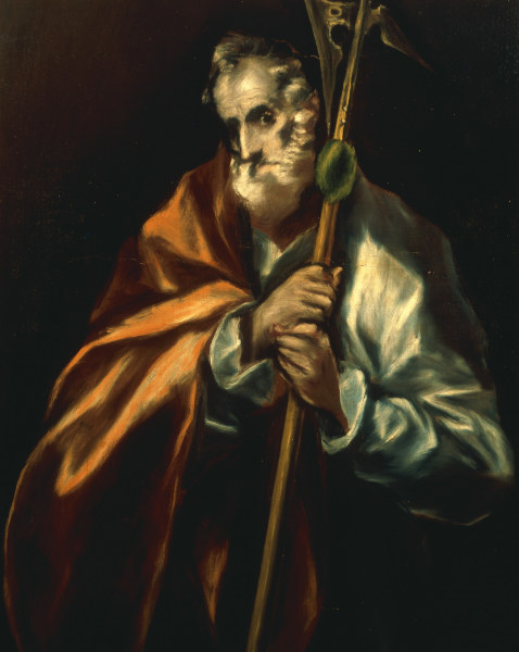 Apostle Thaddeus à El Greco (alias Dominikos Theotokopulos)