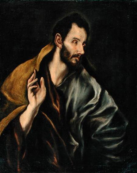 The Apostle Thomas à El Greco (alias Dominikos Theotokopulos)