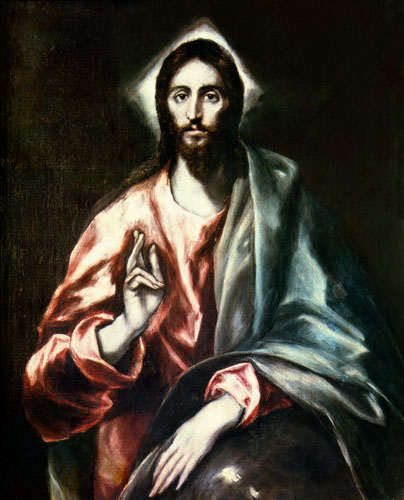 Le Christ rédempteur, tableau Apostolado à El Greco (alias Dominikos Theotokopulos)