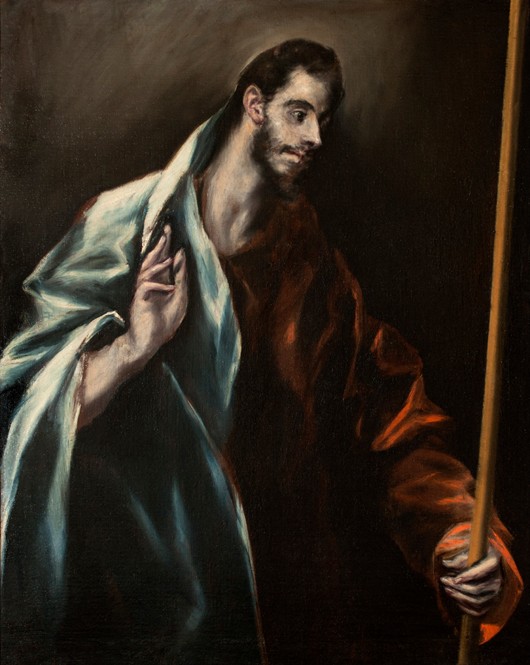 Saint Thomas the Apostle à El Greco (alias Dominikos Theotokopulos)