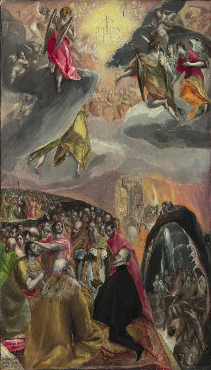 The Adoration of the Name of Jesus à El Greco (alias Dominikos Theotokopulos)
