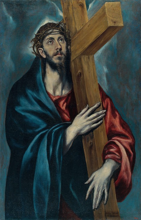 Christ Carrying the Cross à El Greco (alias Dominikos Theotokopulos)
