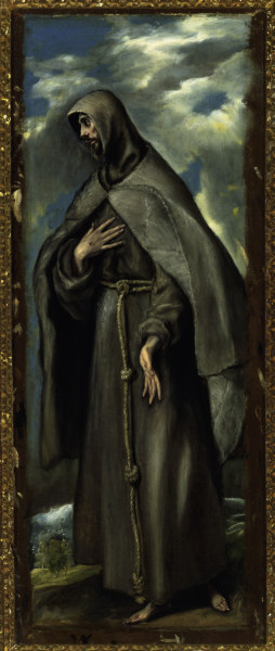 Francis of Assisi à El Greco (alias Dominikos Theotokopulos)