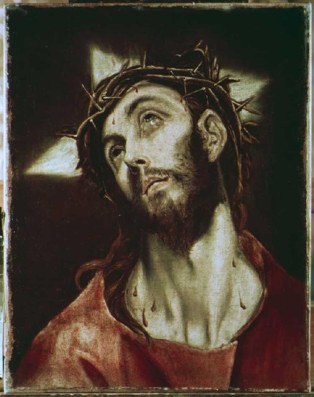 Le crucifié à El Greco (alias Dominikos Theotokopulos)