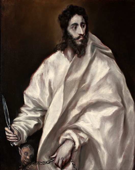 Saint Bartholomew à El Greco (alias Dominikos Theotokopulos)