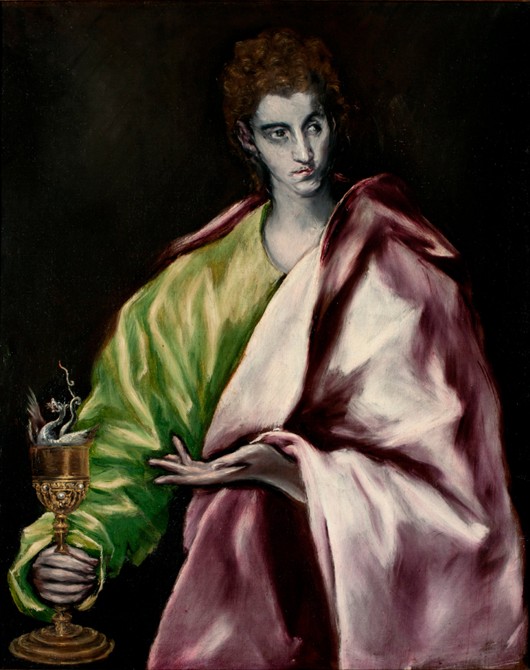 Saint John the Evangelist à El Greco (alias Dominikos Theotokopulos)