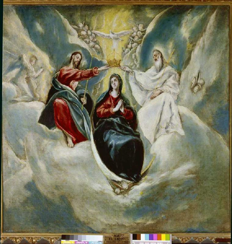 couronnement de Marie à El Greco (alias Dominikos Theotokopulos)