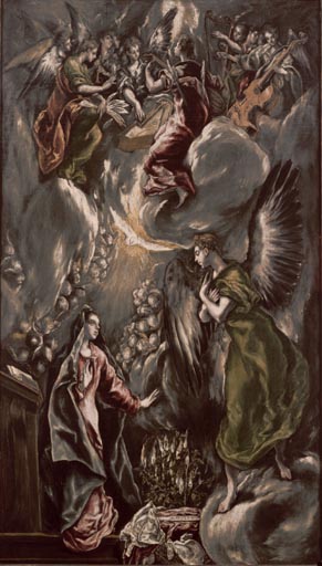 Mariae Verkuendigung à El Greco (alias Dominikos Theotokopulos)