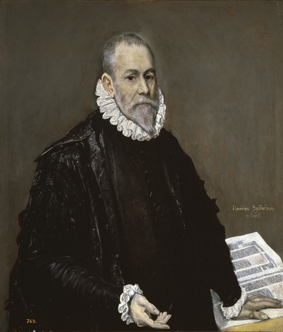 Portrait of a Physician à El Greco (alias Dominikos Theotokopulos)