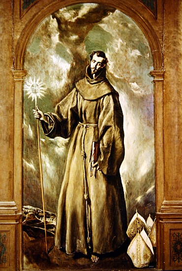 Saint Bernard à El Greco (alias Dominikos Theotokopulos)