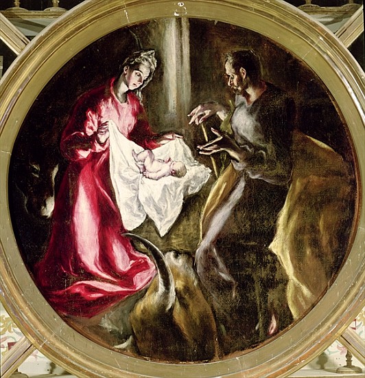 The Nativity, 1587-1614 à El Greco (alias Dominikos Theotokopulos)