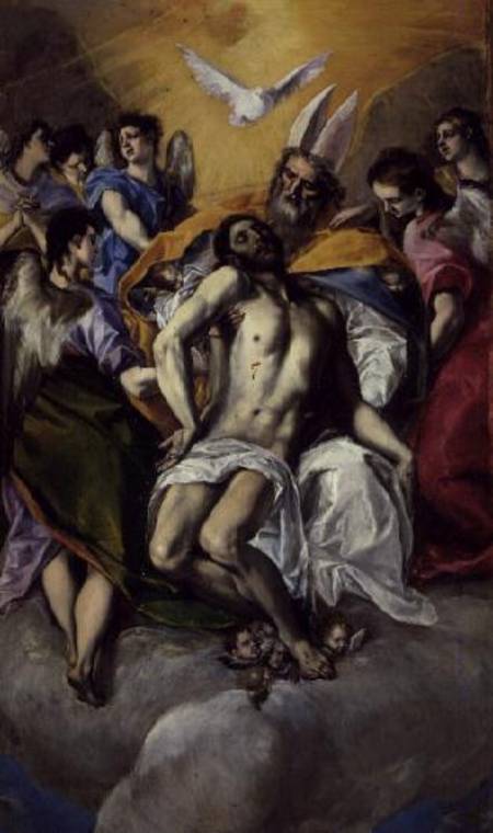 The Trinity à El Greco (alias Dominikos Theotokopulos)