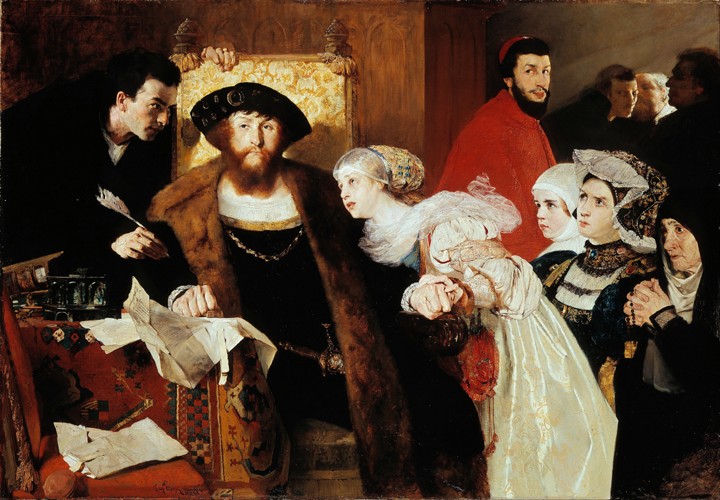 Christian II Signing the Death Warrant of Torben Oxe à Eilif Peterssen