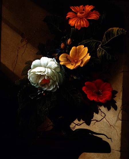 Still Life with flowers à Elias van den Broeck