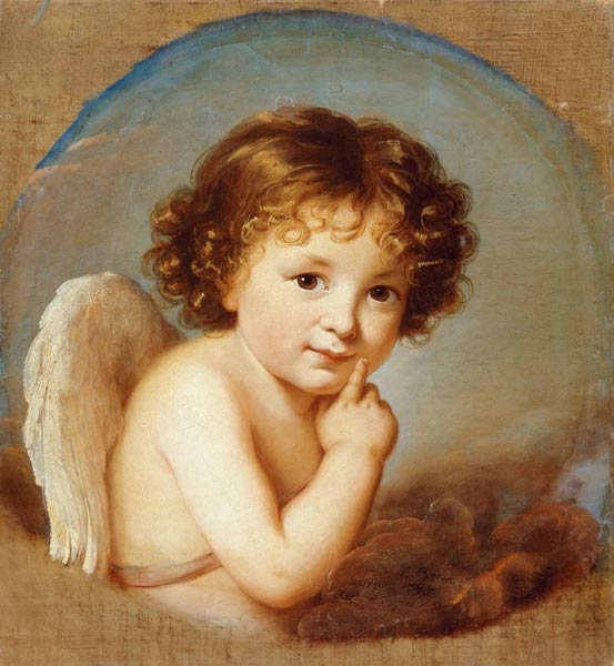 Cupid à Elisabeth Louise Vigee-Lebrun