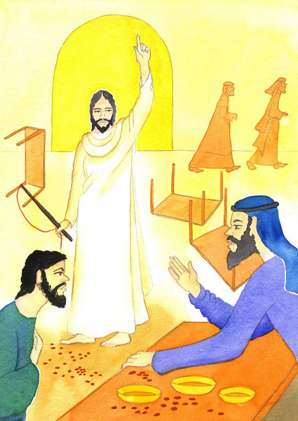 Jesus says to the money changers in the Temple: Is it not written, My house shall be called a house  à Elizabeth  Wang