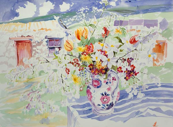 Spring Flowers on the Island à Elizabeth Jane  Lloyd