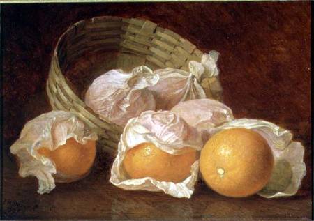 A Basket of Oranges à Eloise Harriet Stannard