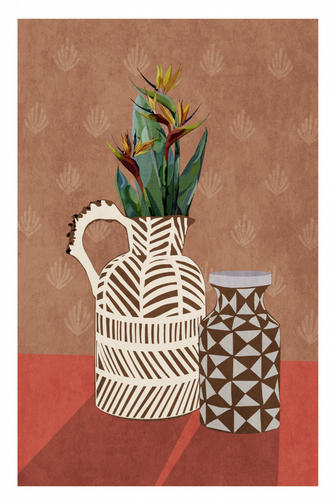 Flower Vase 4ratio 2x3 Print By Bohonewart à Emel Tunaboylu