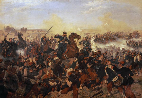 The Battle of Mars de la Tour on the 16th August 1870 à Emil Huenten