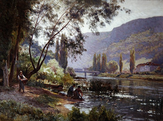 At the River''s Edge à Emile Isenbart
