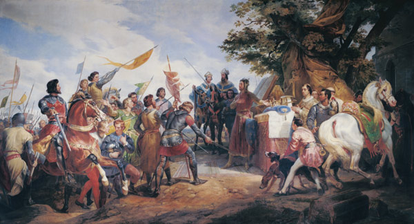 Battle of Bouvines / Vernet à Horace Vernet