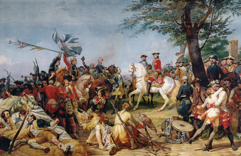 Battle of Fontenoy / H.Vernet à Horace Vernet