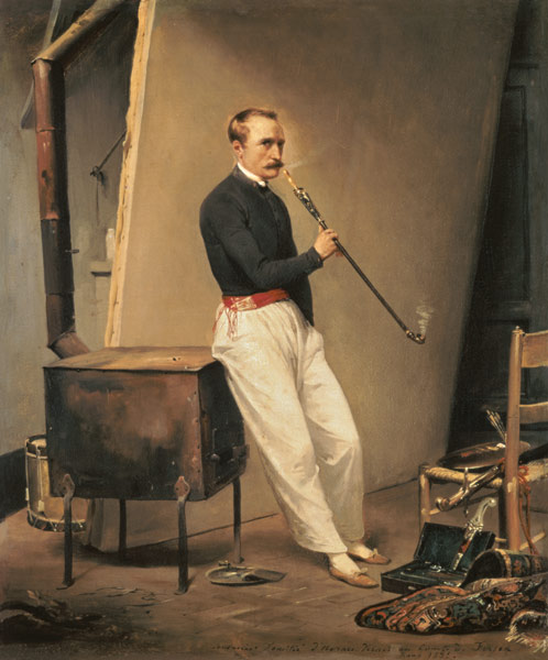 Horace Vernet / Self-portrait à Horace Vernet