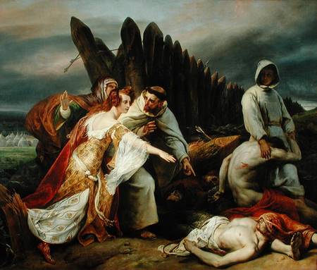 Edith Finding the Body of Harold à Horace Vernet
