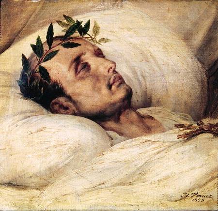 Napoleon I (1769-1821) on his Deathbed à Horace Vernet