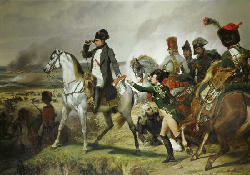 Napoleon Bonaparte in der Schlacht von Wagram à Horace Vernet