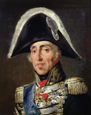 Portrait of Charles X (1757-1836) King of France and Navarre (oil on canvas) à Horace Vernet