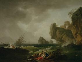 C.J.Vernet, Shipwreck / 1750