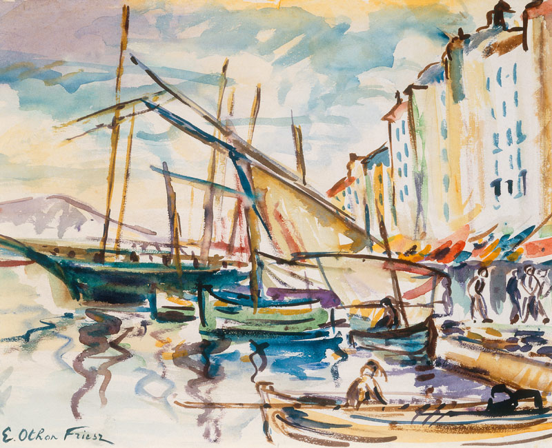 Port de Toulon à Emile Othon Friesz