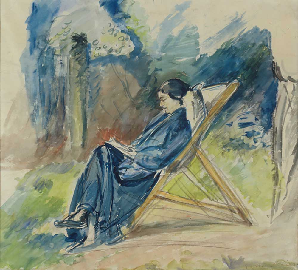 Femme au chaise longue, c.1935 à Emile Othon Friesz