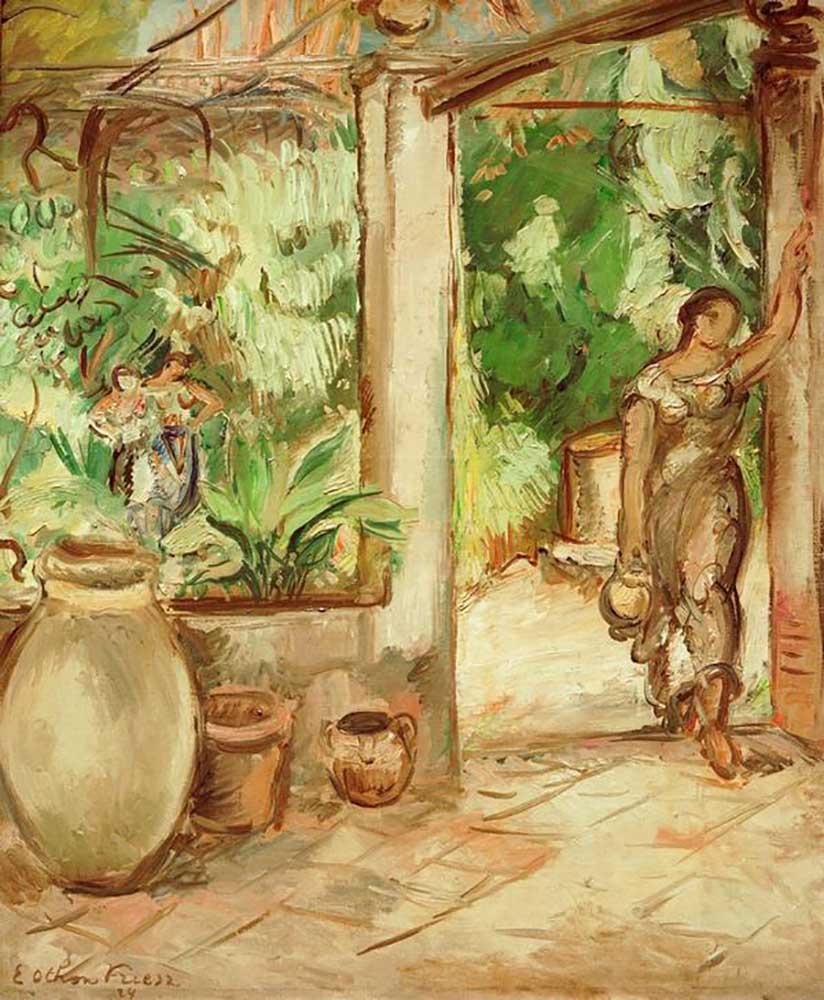 Woman with jug à Emile Othon Friesz