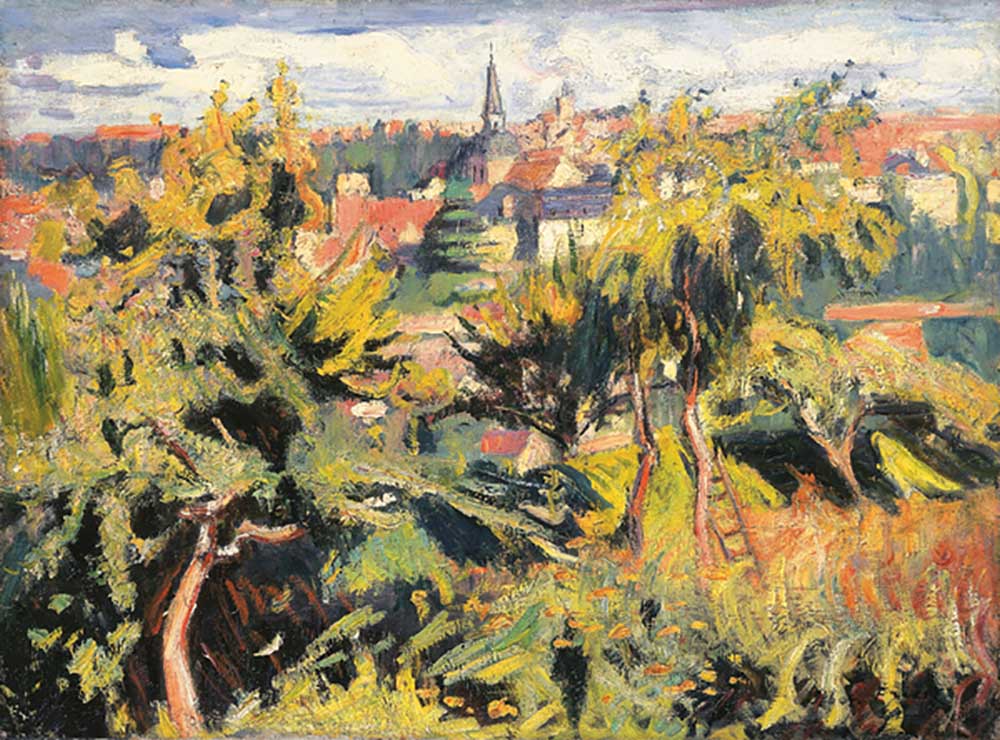 Small Town Behind Trees, 1904 à Emile Othon Friesz