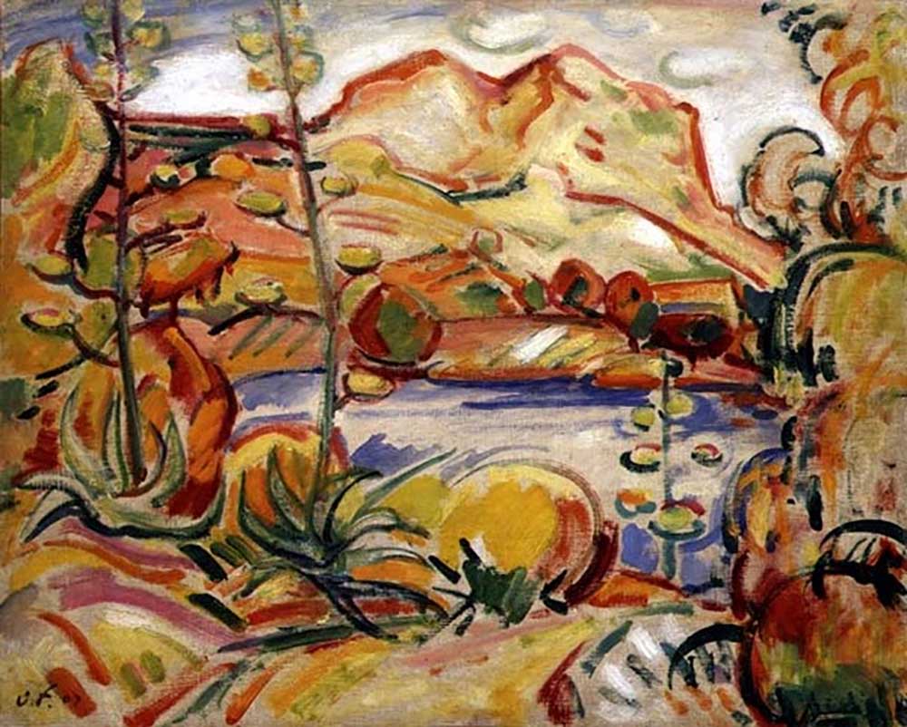 Lake in the Mountains, 1907 à Emile Othon Friesz