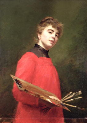 Self Portrait, 1889 (oil on canvas) à Emily Childers