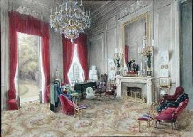 Drawing Room Interior at the Hotel Rainbeaux, Paris