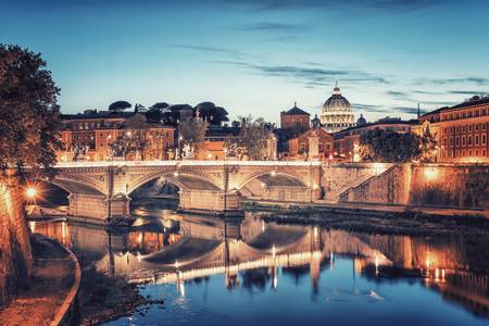 Rome At Dusk